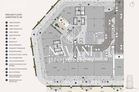 Apartment de 4 dormitorios en CLAYDON HOUSE Dubai, UAE No. 98074 11