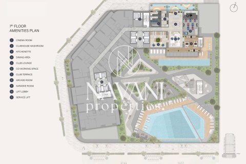 Apartment de 4 dormitorios en CLAYDON HOUSE Dubai, UAE No. 98074 12