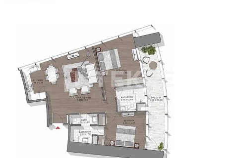 Appartement de 1 chambre à Business Bay, UAE No. 15810 23