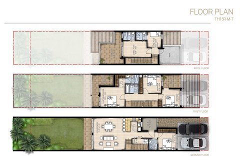 Villa de 3 dormitorios en DAMAC Hills (Akoya by DAMAC), UAE No. 153689 3