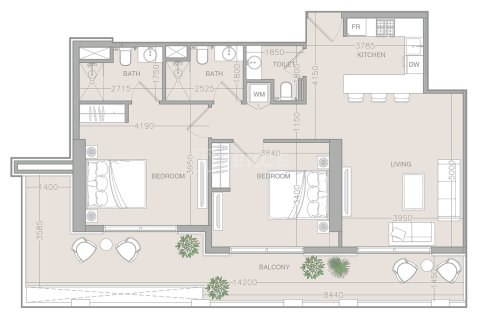 Appartement de 1 chambre à Jumeirah Village Triangle, UAE No. 159937 6