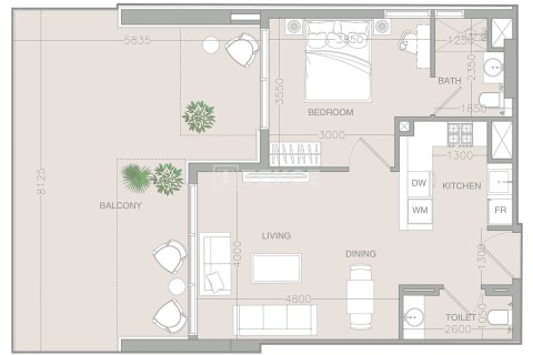 Appartement de 1 chambre à Jumeirah Village Triangle, UAE No. 159937 3