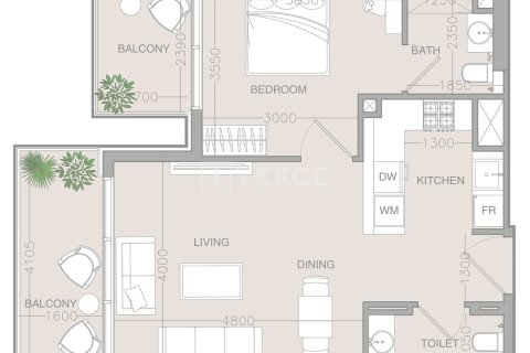 Appartement de 1 chambre à Jumeirah Village Triangle, UAE No. 159937 4