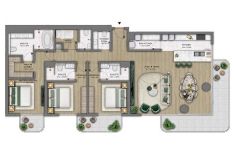 Appartement de 1 chambre à Maritime City, UAE No. 153584 18