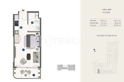 Appartement de 2 chambres à Al Wasl, UAE No. 154287 10