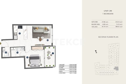Appartement de 2 chambres à Al Wasl, UAE No. 154287 9