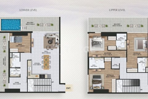 Duplex de 3 chambres à Dubai, UAE No. 205646 13