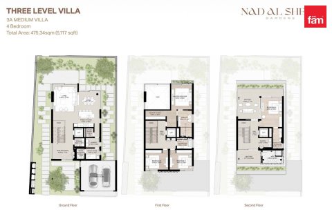 Villa de 4 dormitorios en Dubai, UAE No. 119705 25