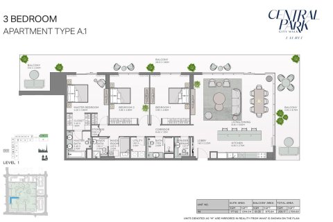 Appartement de 2 chambres à City Walk, UAE No. 153707 6