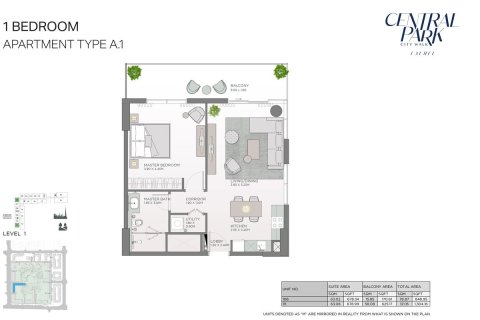 Appartement de 2 chambres à City Walk, UAE No. 153707 3