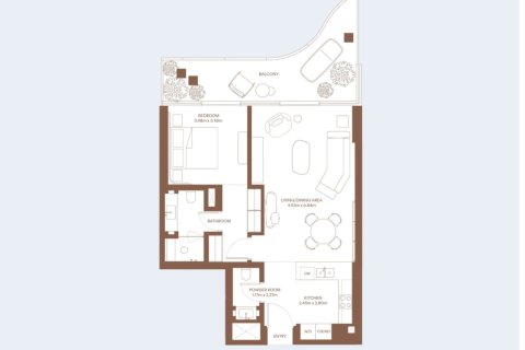 1 غرف نوم شقة في Dubai Creek Harbour, الإمارات العربية المتحدة رقم 153759 11