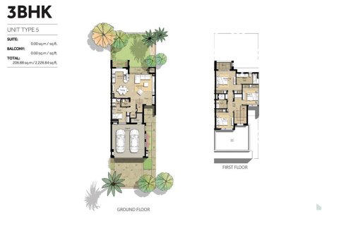 Villa de 3 dormitorios en Hayat Townhouses, UAE No. 206224 14