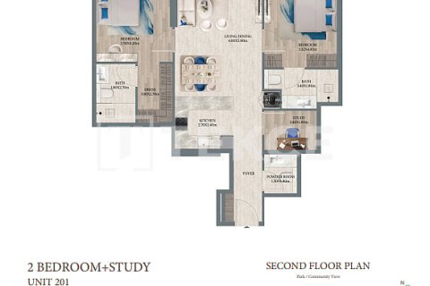 Apartment de 3 dormitorios en Dubai, UAE No. 152295 11
