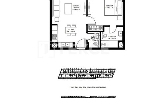 Apartment de 3 dormitorios en Aljada, UAE No. 223818 10