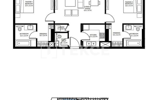 Apartment de 3 dormitorios en Aljada, UAE No. 223818 11