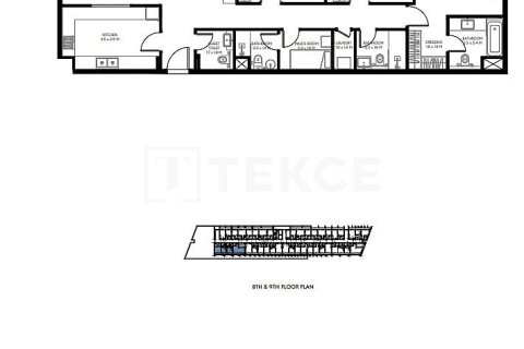 Apartment de 3 dormitorios en Aljada, UAE No. 223818 12