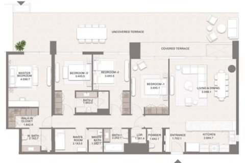 Appartement de 1 chambre à Saadiyat Island, UAE No. 153592 20