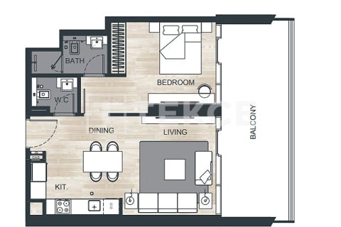 Квартира с 2 спальнями в Дубай, ОАЭ №92237 5