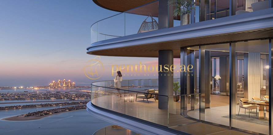 1 غرف نوم شقة في EMAAR Beachfront, الإمارات العربية المتحدة رقم 128514