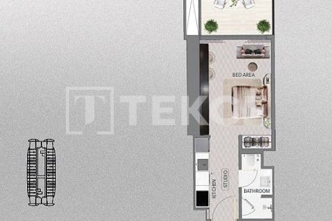 Apartment de 1 dormitorio en Meydan, UAE No. 137124 19