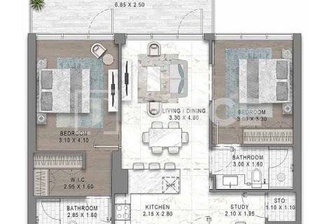 1 bedroom Apartment in DAMAC Hills (Akoya by DAMAC), UAE No. 203566 19
