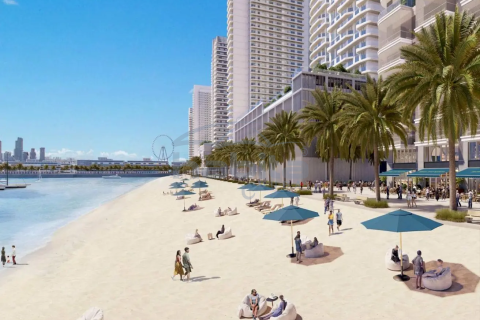 Квартира с 1 спальней в EMAAR Beachfront, ОАЭ №35191 5