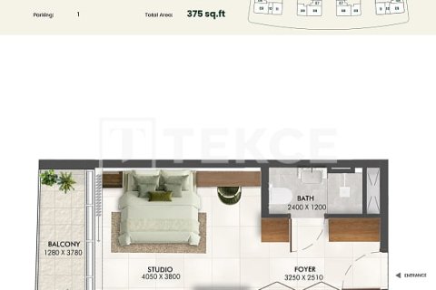 Appartement de 2 chambres à Arjan, UAE No. 219354 21