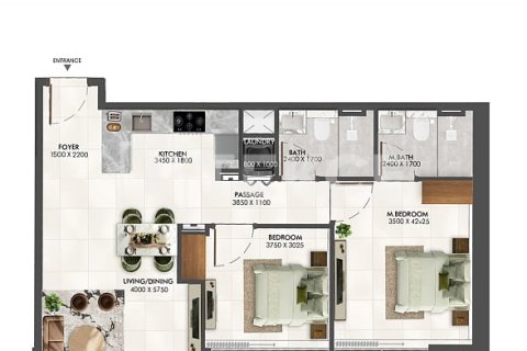 Appartement de 2 chambres à Arjan, UAE No. 219354 27