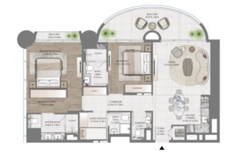 Appartement de Studio à Downtown Dubai (Downtown Burj Dubai), UAE No. 153666 5