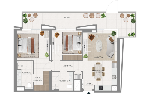 Apartment de 10 dormitorios en Dubai Hills, UAE No. 47359 11