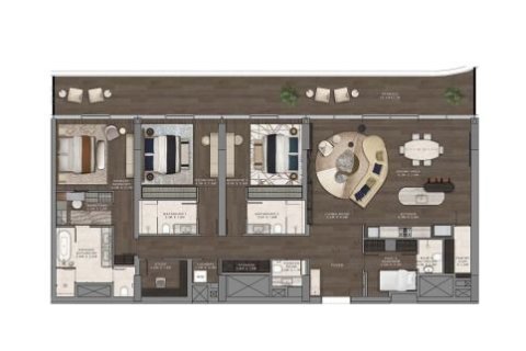 Квартира с 1 спальней на Остров Саадият, ОАЭ №153625 4