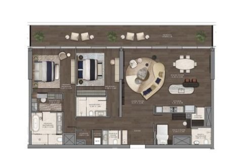 Квартира с 1 спальней на Остров Саадият, ОАЭ №153625 5