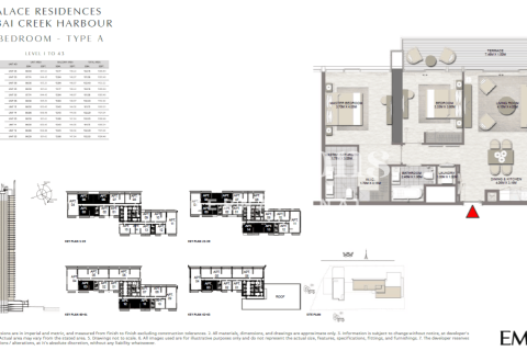 Appartement de 2 chambres à Palace Residences, UAE No. 151337 26