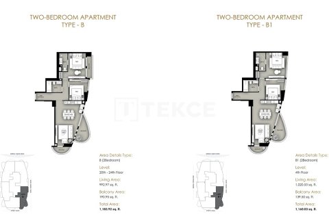 Apartment de 2 dormitorios en Dubai Marina, UAE No. 134377 30