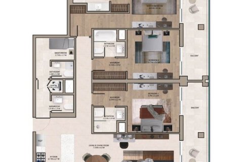 2 غرف نوم شقة في Al Barsha South, الإمارات العربية المتحدة رقم 153578 4