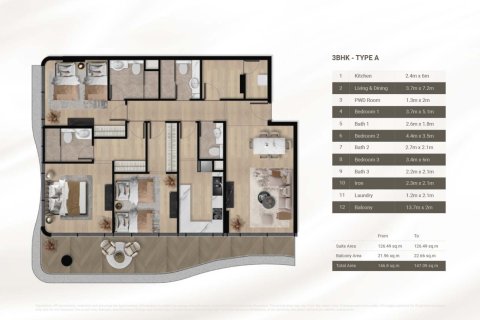 Appartement de 1 chambre à Al Furjan, UAE No. 153433 12