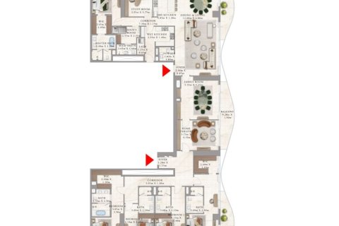 Квартира с 1 спальней в EMAAR Beachfront, ОАЭ №153594 3