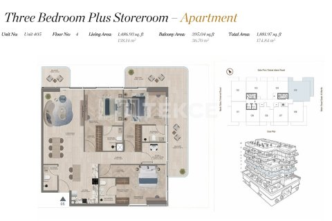 Appartement de 2 chambres à Dubai, UAE No. 152302 3