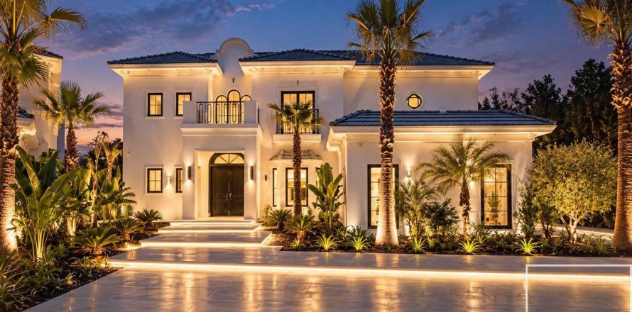 Вилла с 4 спальнями в Jumeirah Islands, ОАЭ №213998