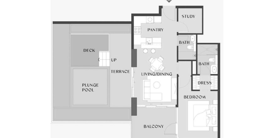 1 غرف نوم شقة في Chelsea Gardens السطوه, الإمارات العربية المتحدة رقم 98127