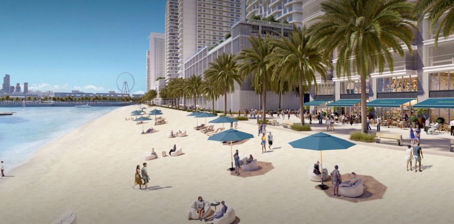 4 bedrooms Apartment in BEACHGATE BY ADDRESS Dubai, UAE No. 96402
