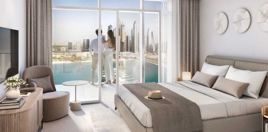 Квартира с 3 спальнями в BEACH MANSION, EMAAR Beachfront, ОАЭ №95560