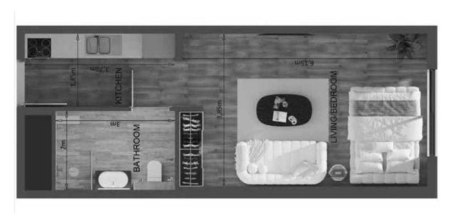 Квартира студия в Mayfair Residence, Джумейра Вилладж Серкл, ОАЭ №124748