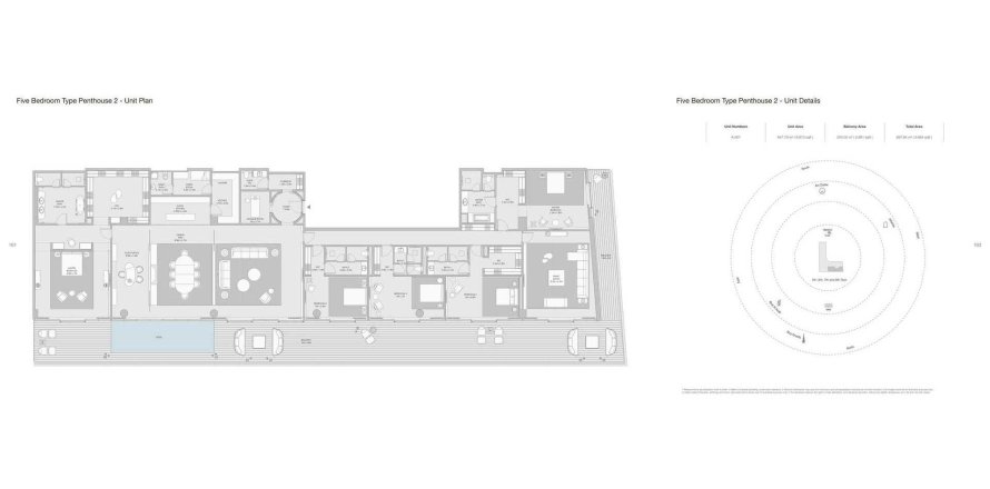 Penthouse de 5 chambres à ARMANI BEACH RESIDENCES Palm Jumeirah, UAE No. 97673