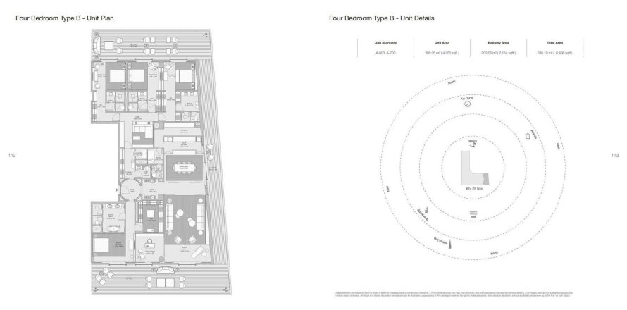 4 bedrooms Apartment in ARMANI BEACH RESIDENCES Palm Jumeirah, UAE No. 97669