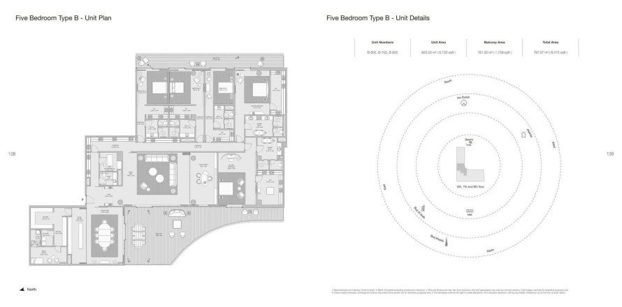 Appartement de 5 chambres à ARMANI BEACH RESIDENCES Palm Jumeirah, UAE No. 97671