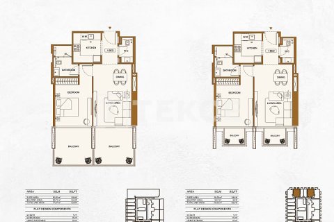 Квартира с 2 спальнями в Джумейра Вилладж Серкл, ОАЭ №142140 15