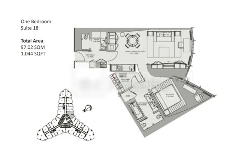 1 bedroom Apartment in Downtown Dubai (Downtown Burj Dubai), UAE No. 187846 20