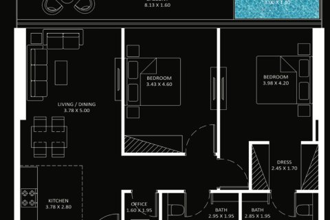 2 bedrooms Apartment in Business Bay, UAE No. 164413 11