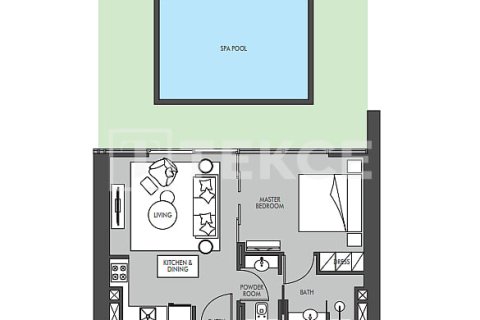 Appartement de 2 chambres à Dubai, UAE No. 131469 16